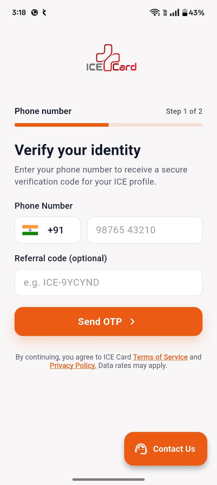 Verify Your Mobile Number